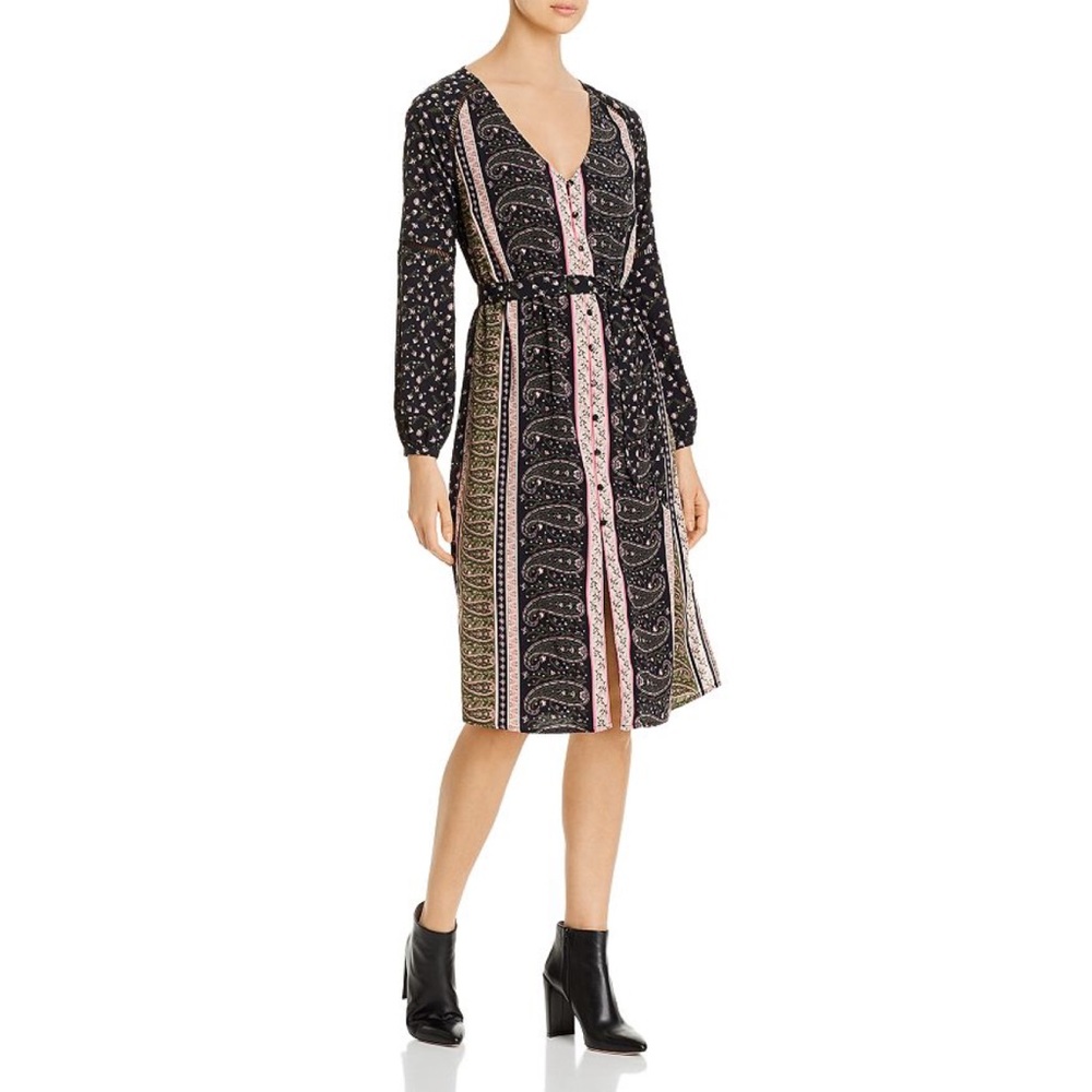 NWT Cupcakes & Cashmere Nollie Paisley Midi Dress